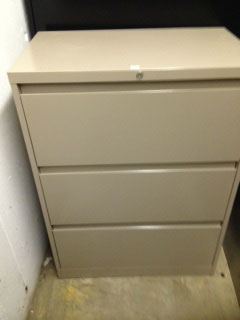 lateral 3 drawer file